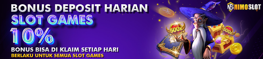 BONUS DEPOSIT HARIAN ALL SLOT 10%